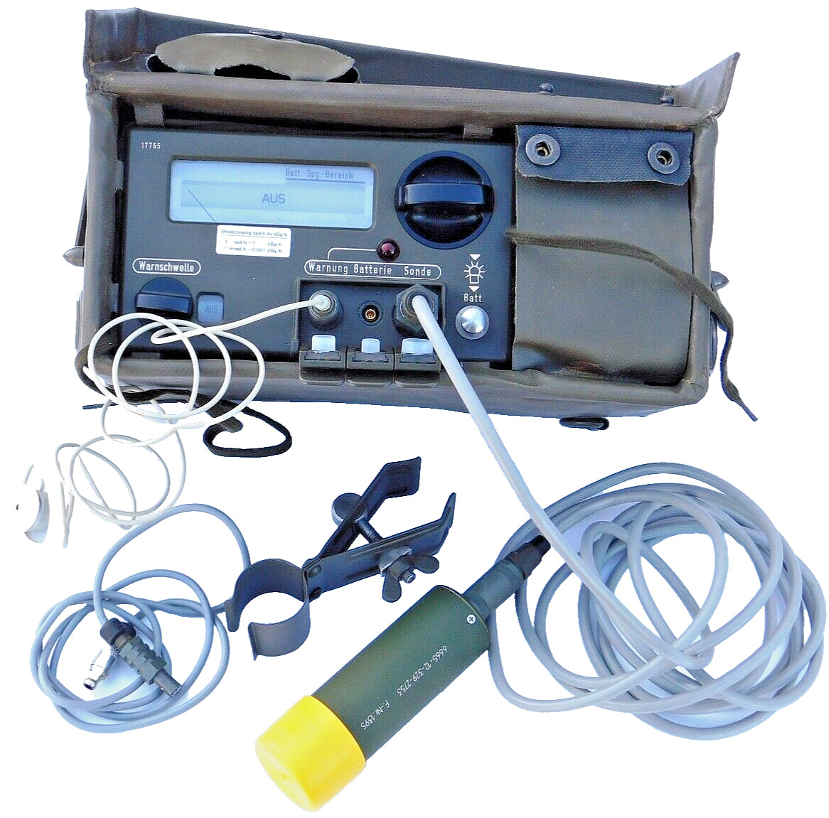 Geiger SV500 Frieseke & Hoepfner ALFA-BETA-GAMMA FHZ 77/A LND723 Probe Counter