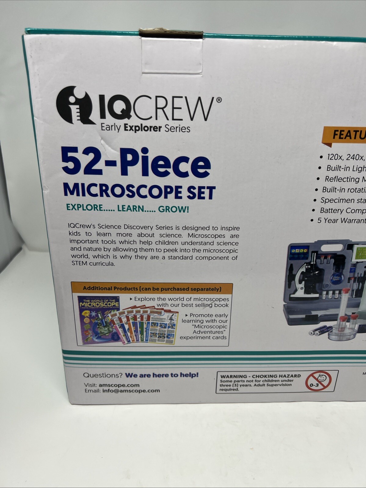 NEW 52pc Microscope Set for Kids - STEM/Educational/Science/School/Classroom