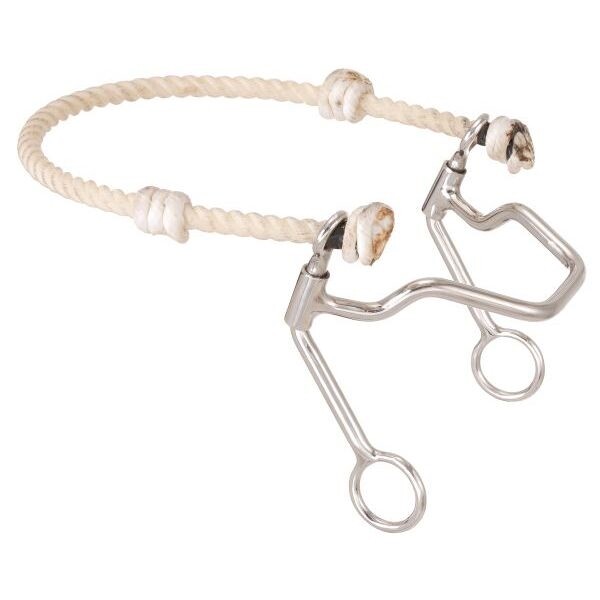Stop N’ Turn - Bumper Hackamore with Rope Noseband