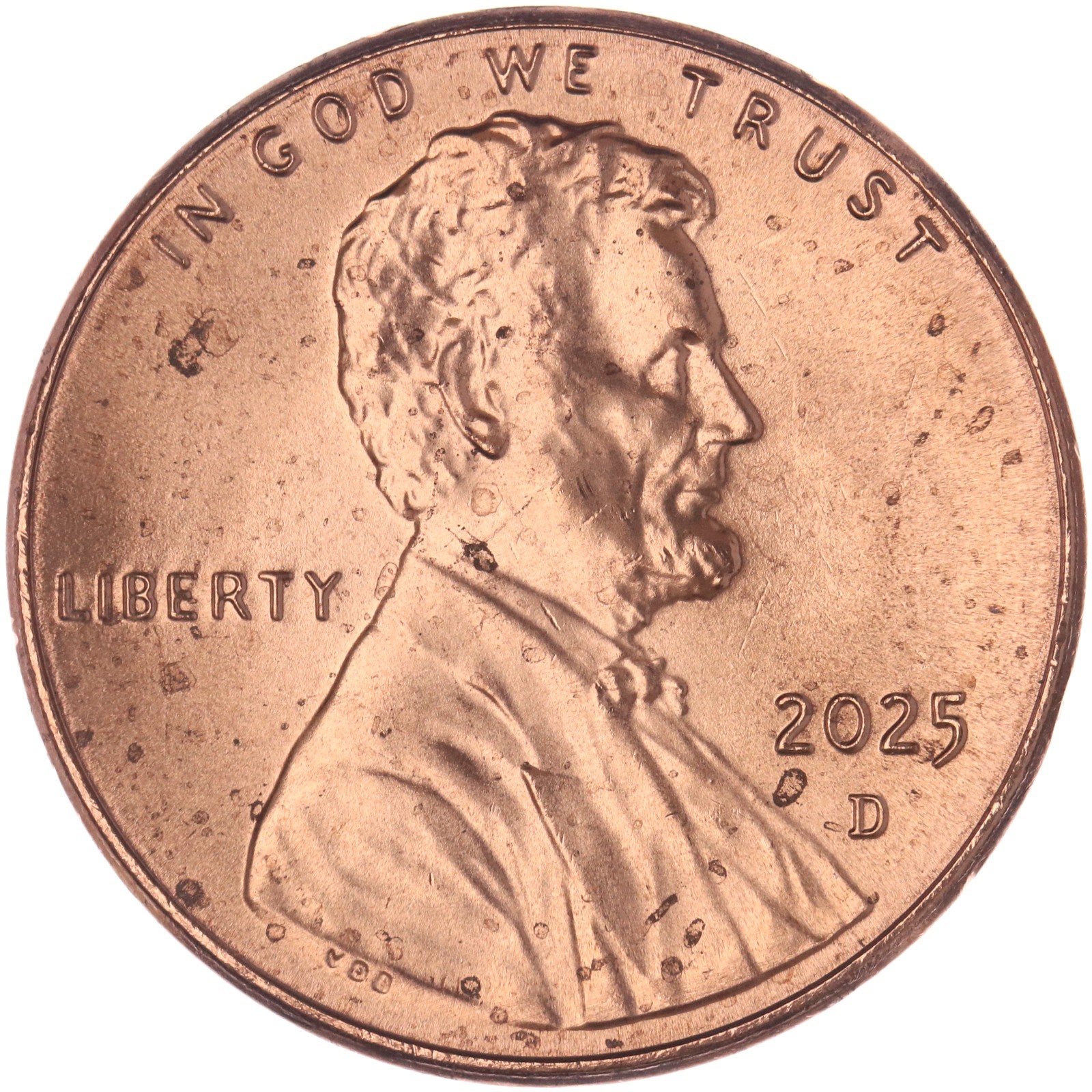 2025 D Lincoln Shield Cent BU Penny See Pics M475