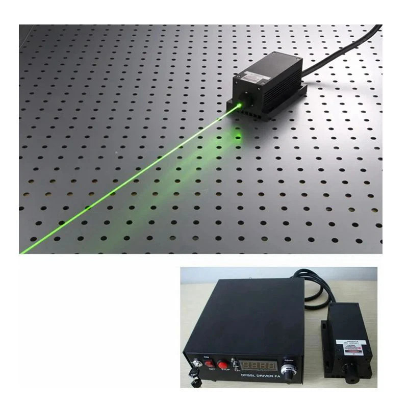 532nm 800mW 1W Lab Laser Module +TTL/Analog+TEC Cooling+Power Supply