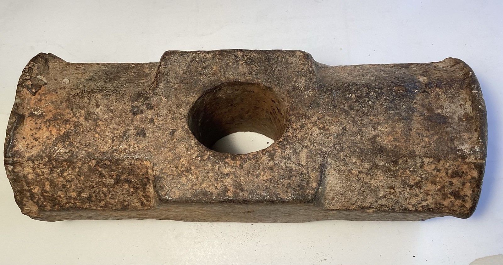Vintage Unbranded Sledge Hammer Head Octagonal 7.5 Pounds