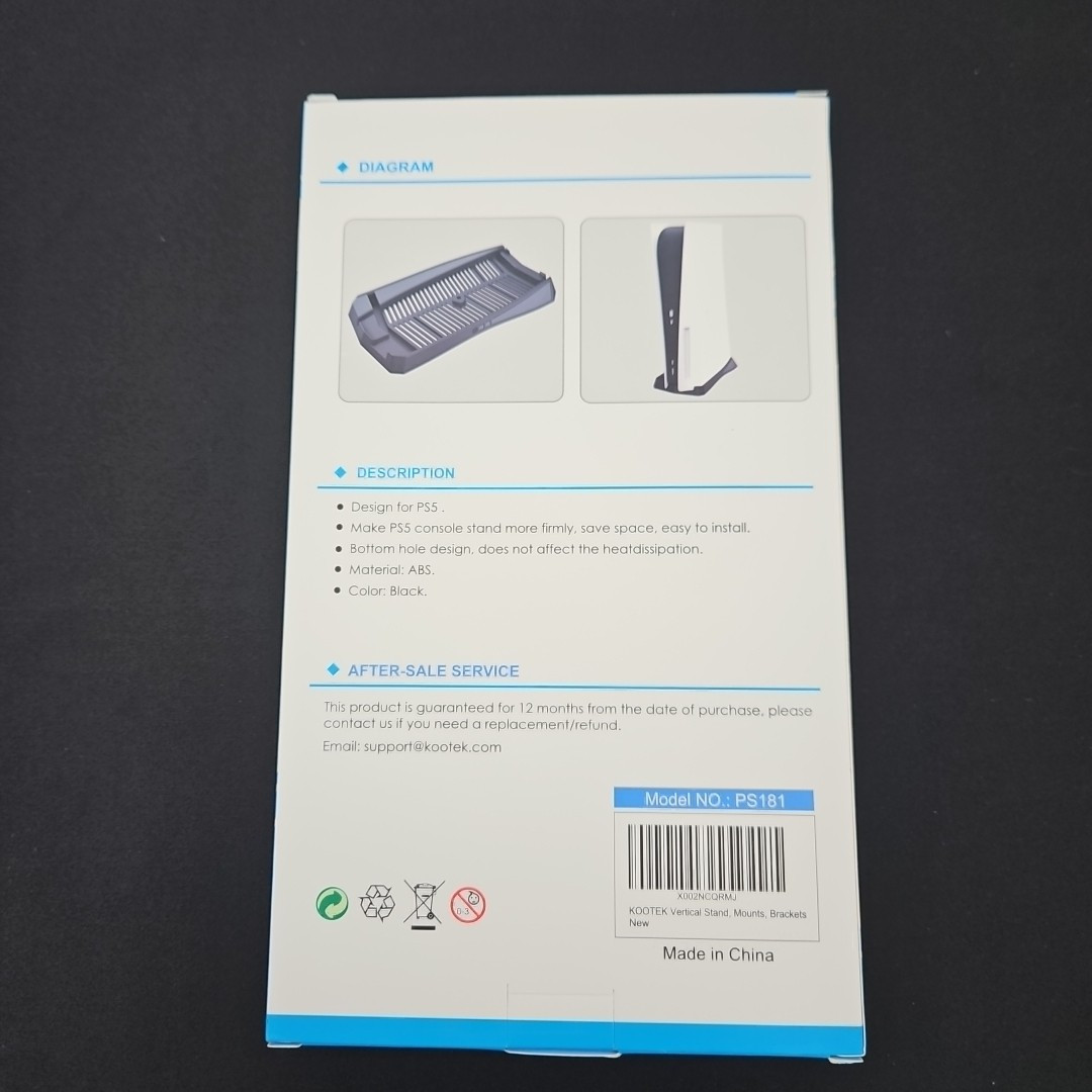 Vertical Stand For PS5 Consoles Space Saving