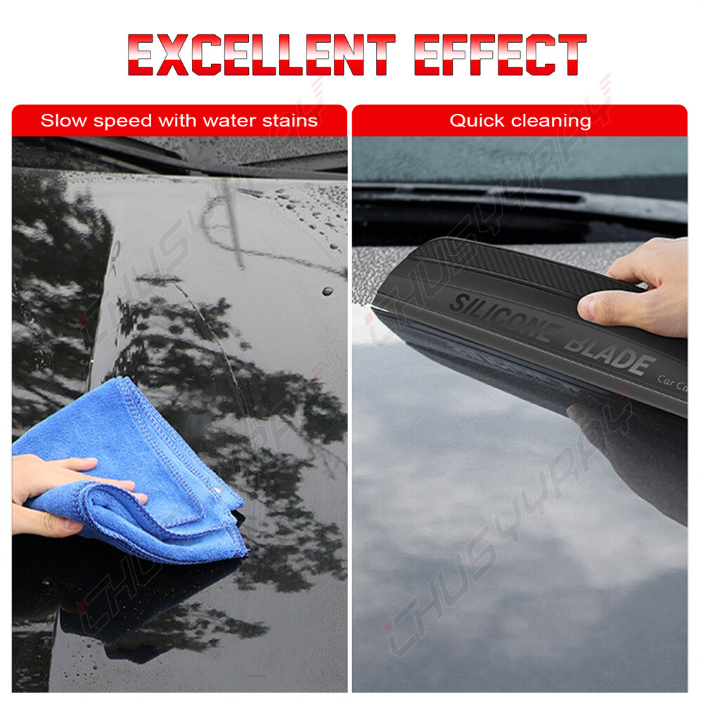 Non-Scratch Flexible Silicone Handy Squeegee Car Wrap Tools Water Window Wiper