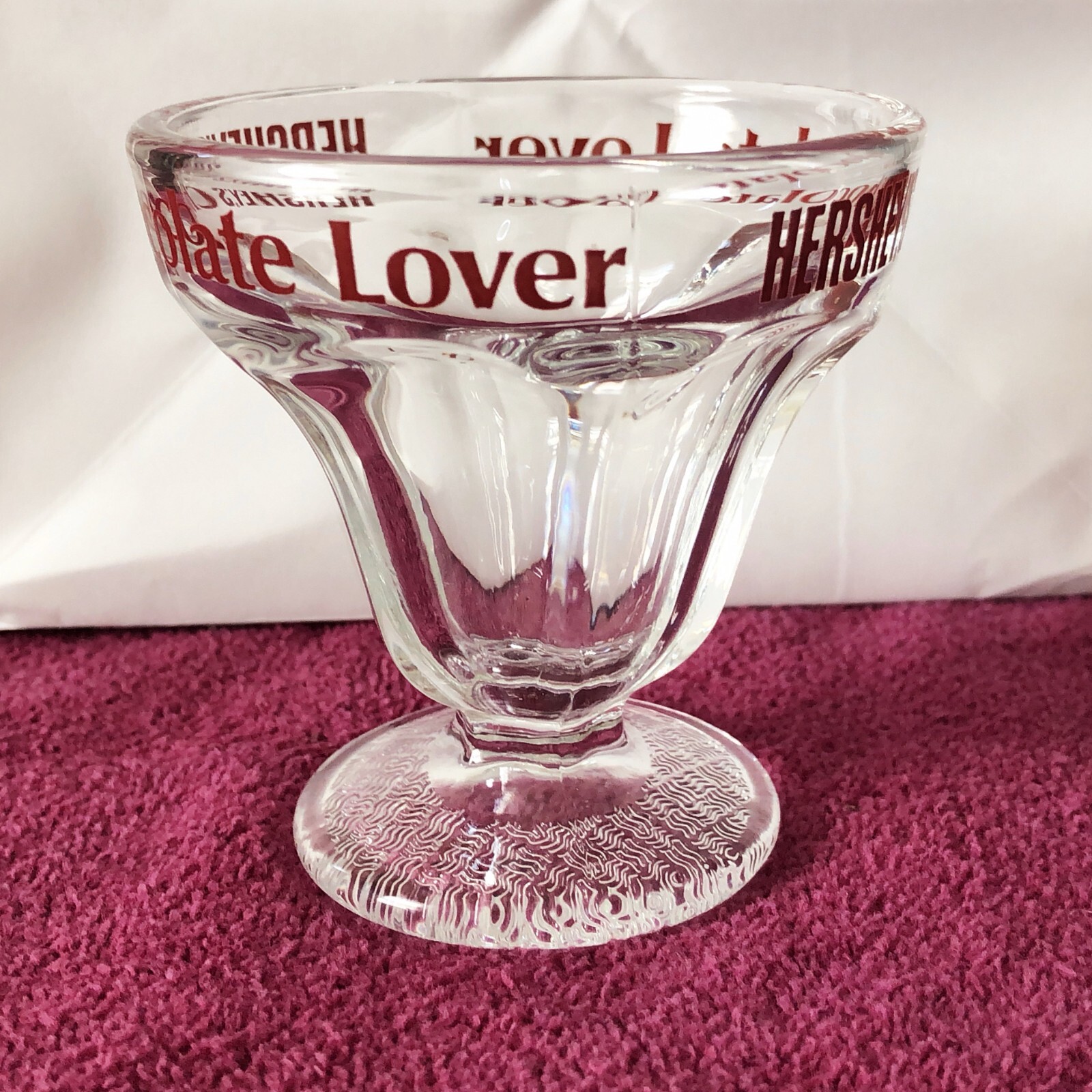 Vintage Hershey's Chocolate Lover Ice Cream Dish