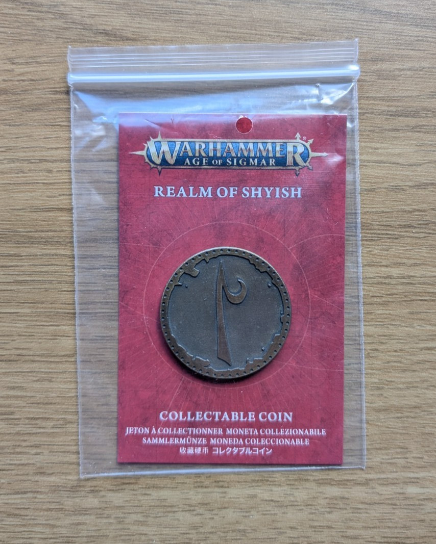 Warhammer Collectible Coin - Age of Sigmar Realm of Shyish