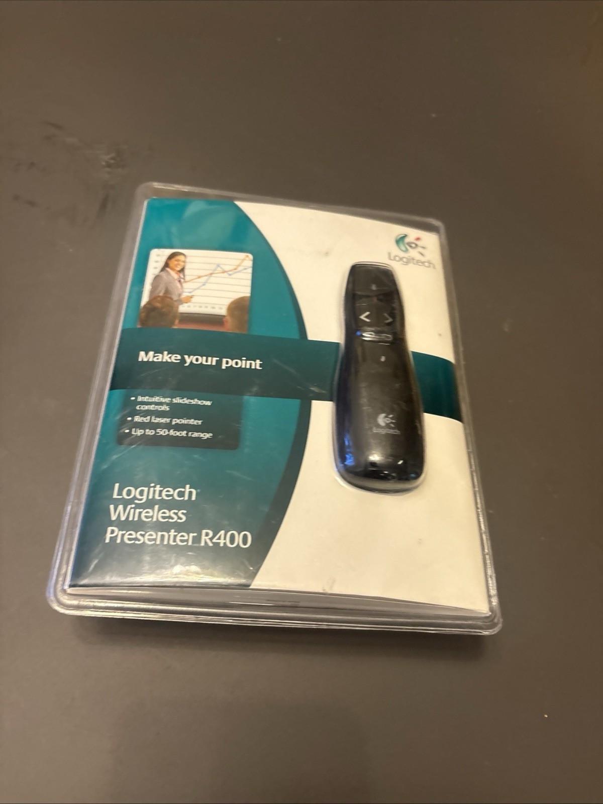 NEW Logitech R400 Wireless Presenter Laser Pointer 50 Foot Range NEW
