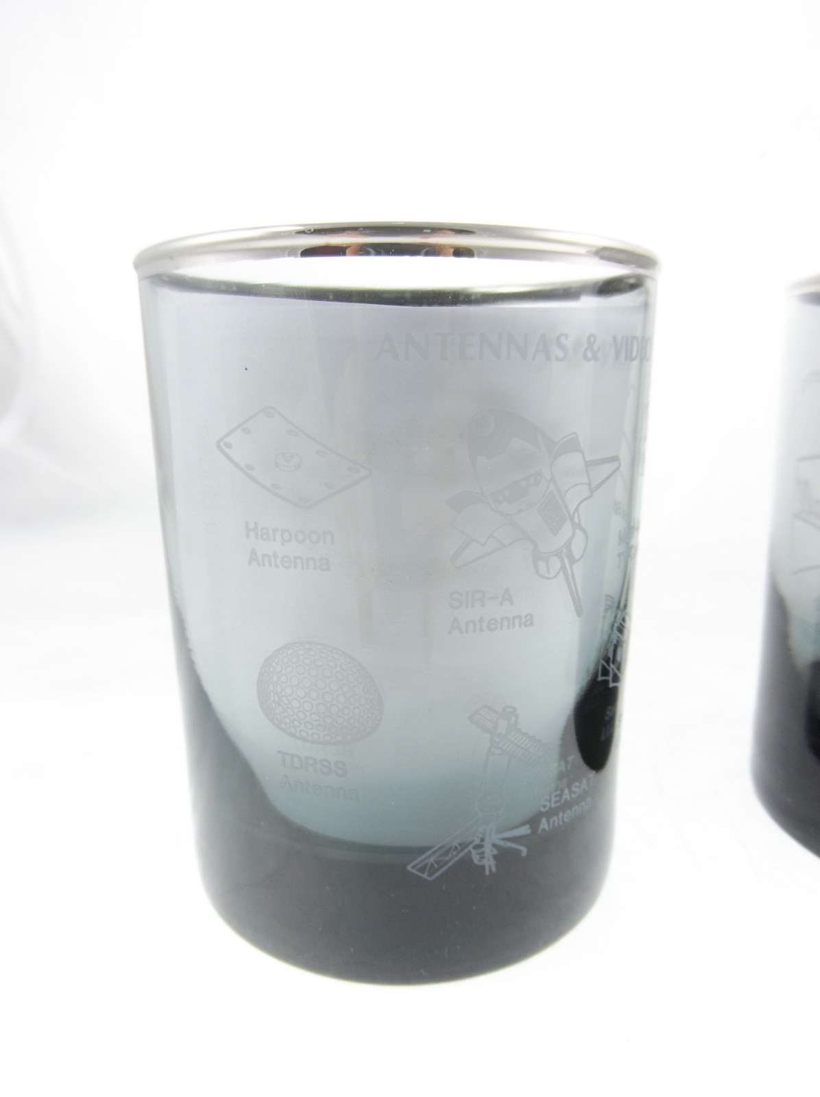 2pc Set Aerospace Systems Division Celestial Navigation Antenna Drinking Glasses