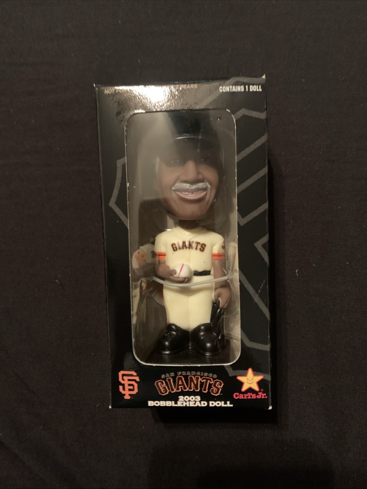 2003 San Francisco Giants Felipe Alou NIB Bobblehead Carl’s Jr Promo MLB New