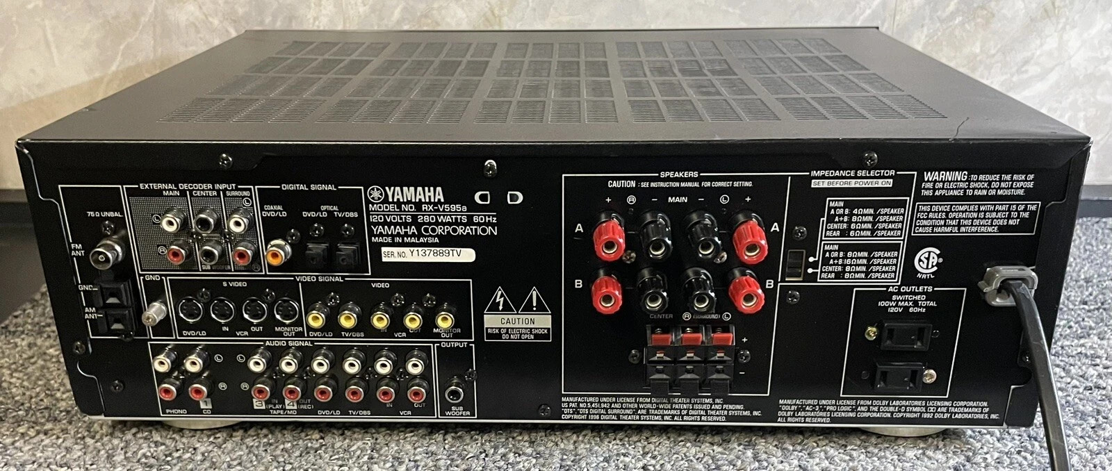 Yamaha RX-V595a in very good condition.