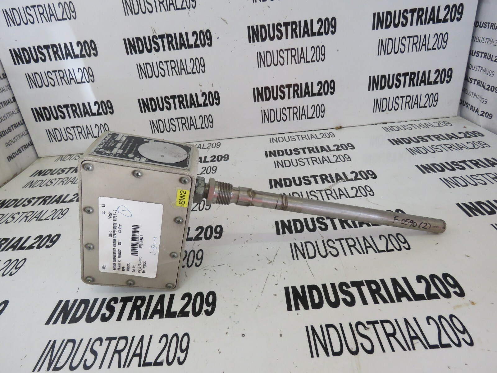 BURLING INSTRUMENTS F-2-C TEMPERATURE SWITCH USED