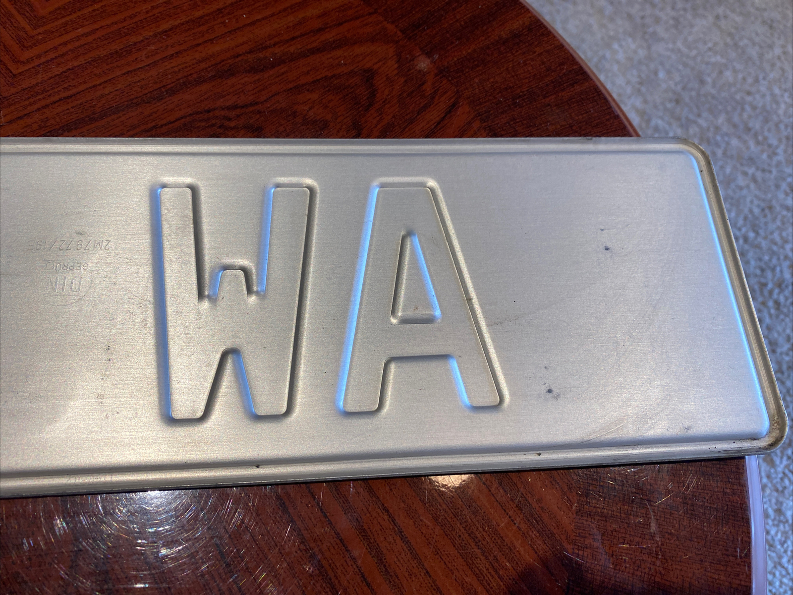 European License Plate