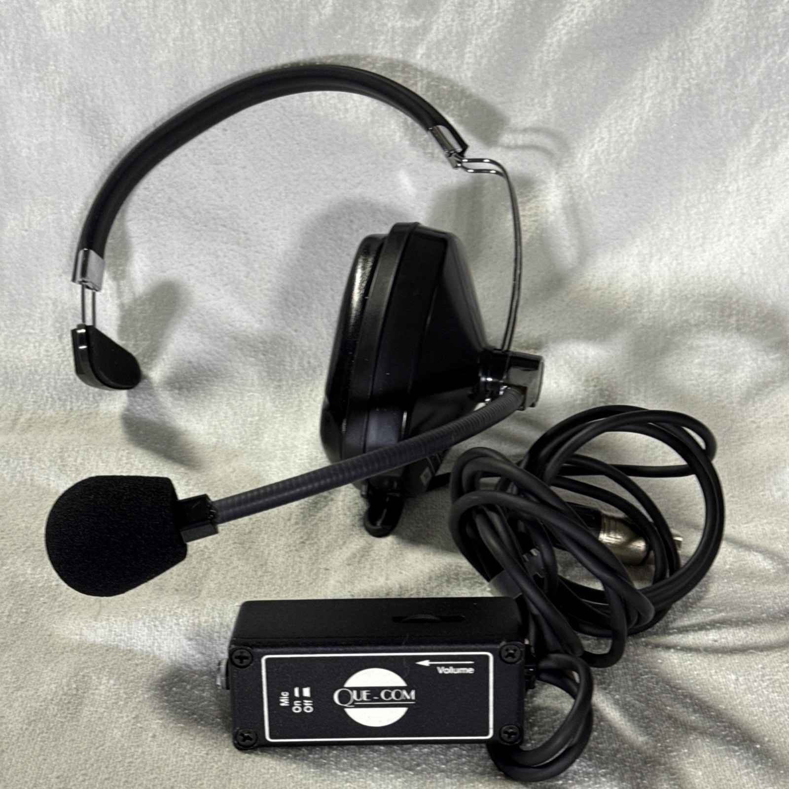 Clear-Com SMQ-1 "Que-Com" Single-Ear Headset and Beltpack Intercom System