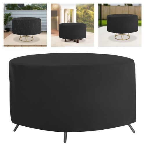 Waterproof Round Patio Table & Chair Cover Outdoors Garden Furniture Cover