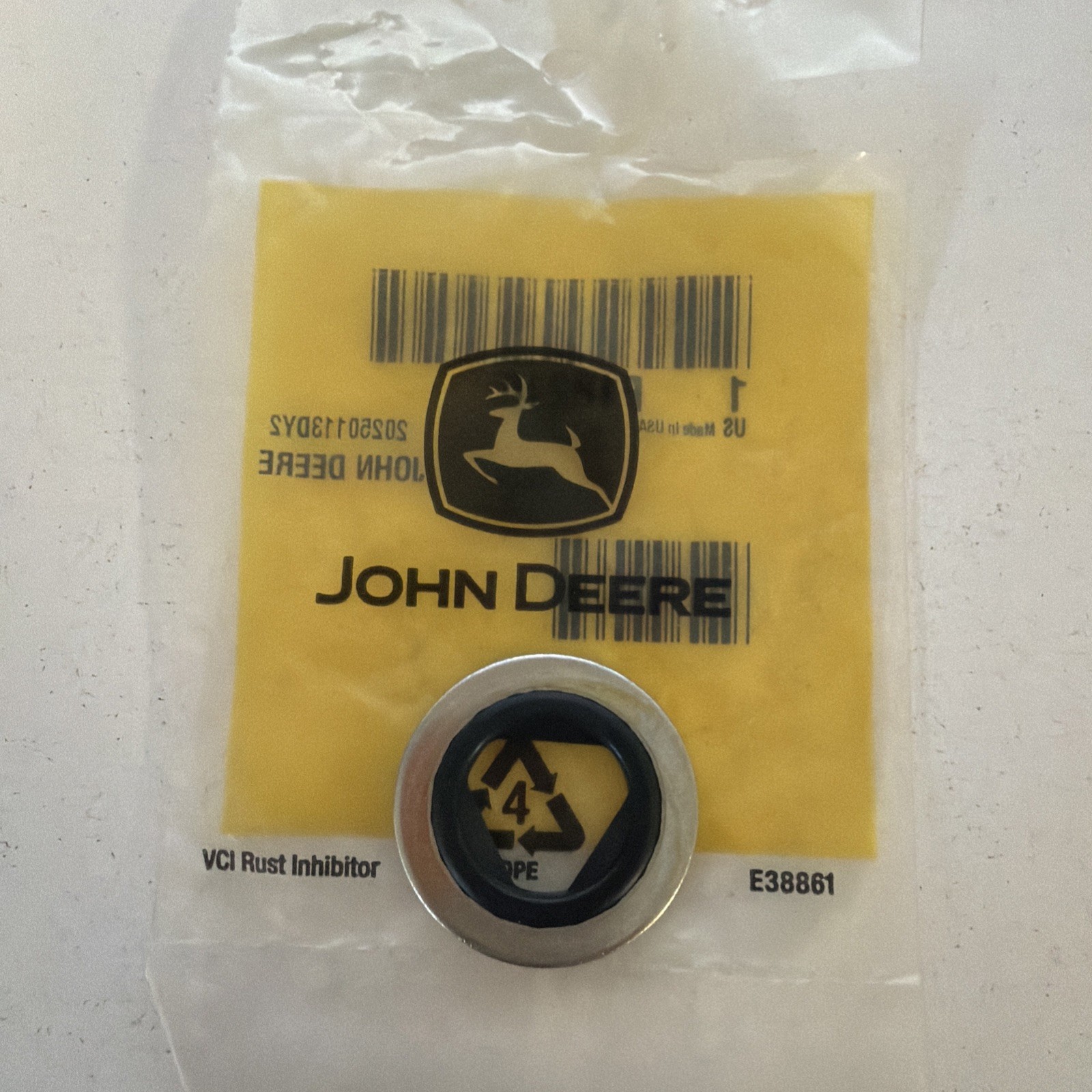 JOHN DEERE WASHER/SEAL F18210 LOT OF 3