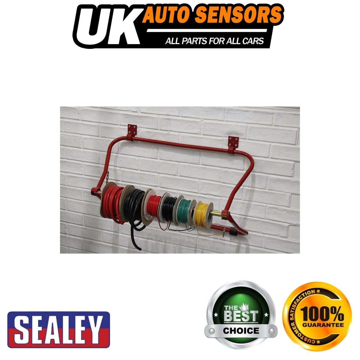 Sealey Wall Brackets for CC01 Cable Carrier Stand CC01WB