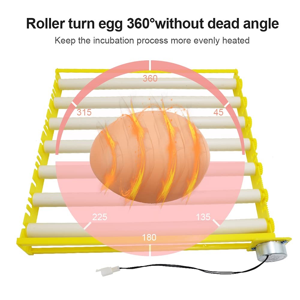 HBtree Automatic Multifunction Incubator Egg Tray Turning Hatcher for Chickens/D