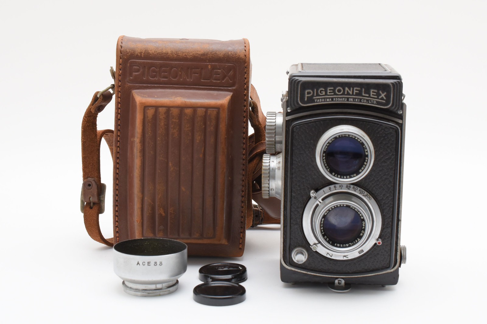 Read! Rare[Near MINT w/Case] YASIMA PIGEONFLEX TLR Film Camera From Japan JAPAN