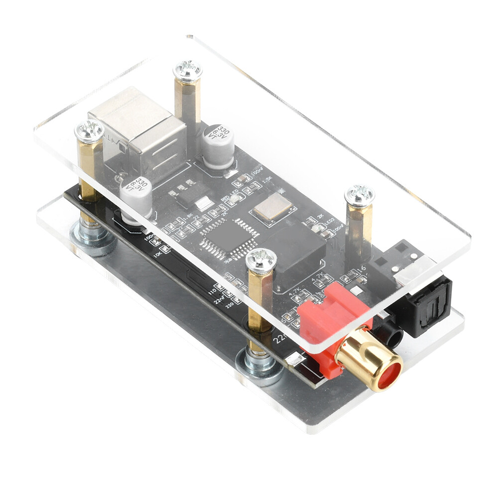 SPDIF to Fiber Coaxial Original Code Conversion Output Audio Decoder Sound Card