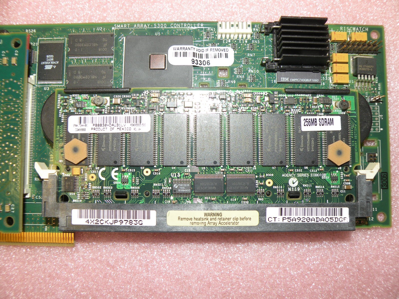 HP 3X-KZPDC-DF SMART ARRAY 5304A U3 LVD/SE SCSI RAID CONTROLLER W/ 256MB CACHE