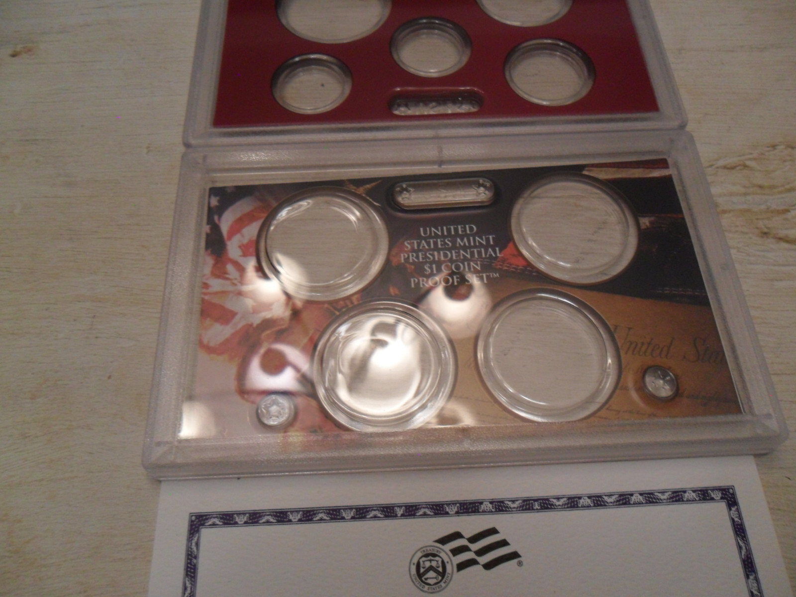 2010 *SILVER* Proof Set Box and Lenses ONLY