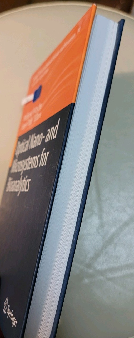 Springer Series Optical Nano and Microsystems for Bioanalytics some cover wear