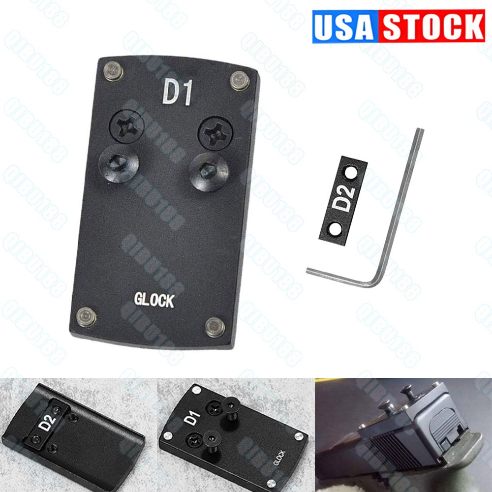 Universal Pistol Red Dot Sight Mount Plate Base For Taurus Glock 17 19 22 23 26