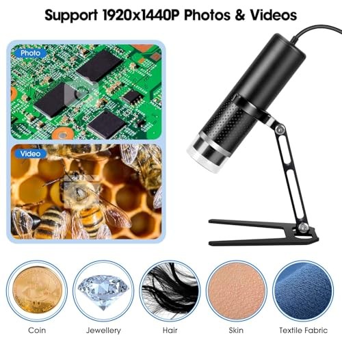 USB Digital Microscope Compatible with iOS and Android Devices (Not for Any