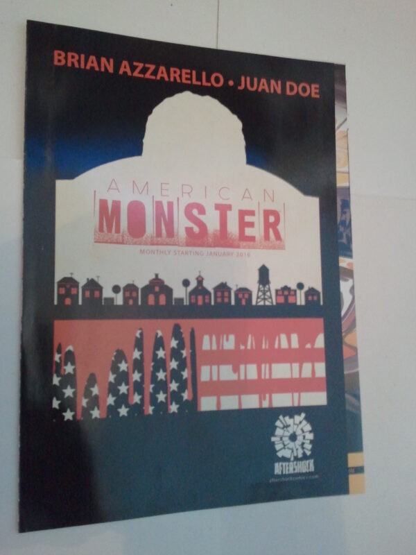 American Monster Promo Pin-up Juan Doe Art Aftershock x