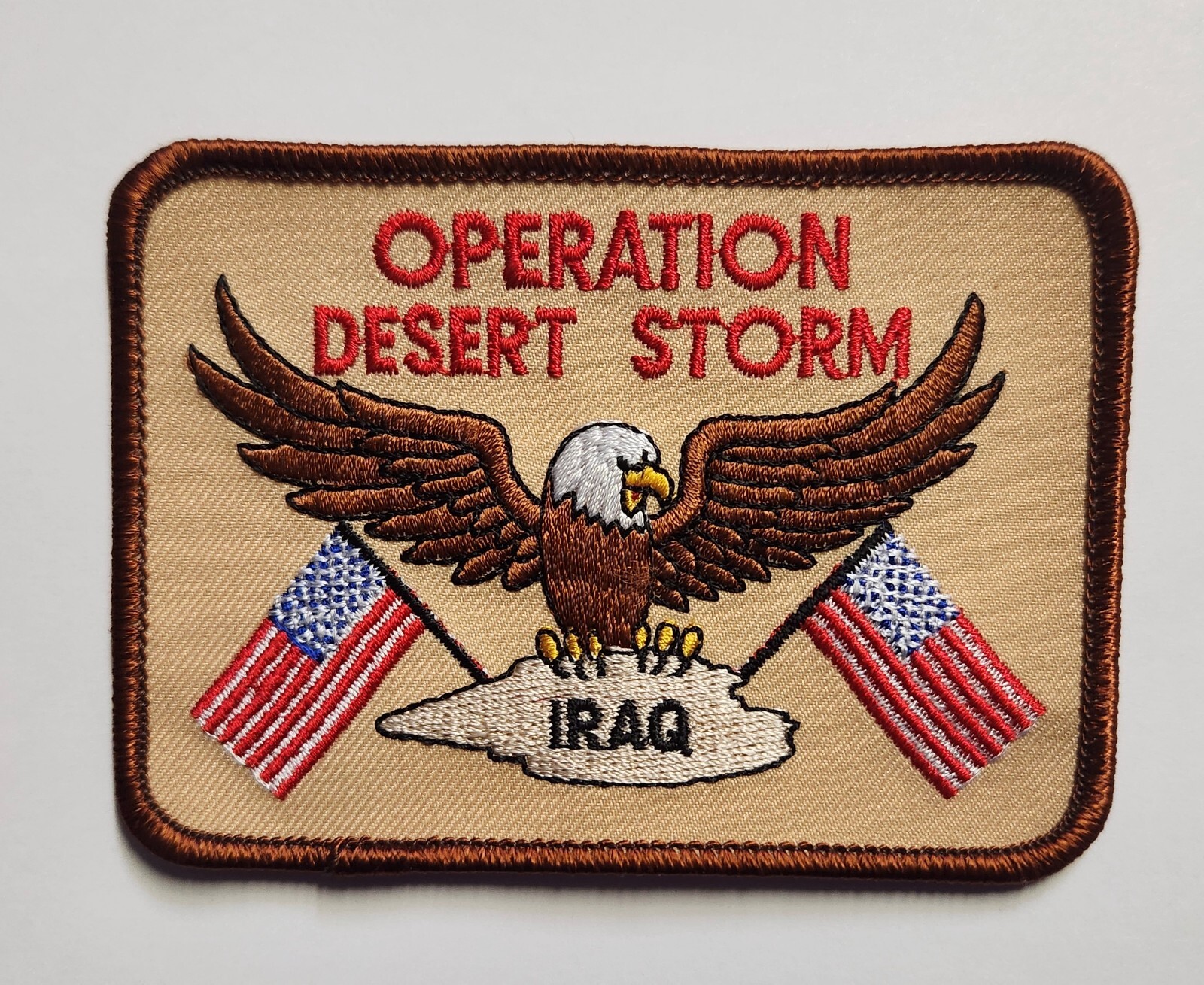 OPERATION DESERT STORM IRAQ PATCH - MADE IN THE USA!!