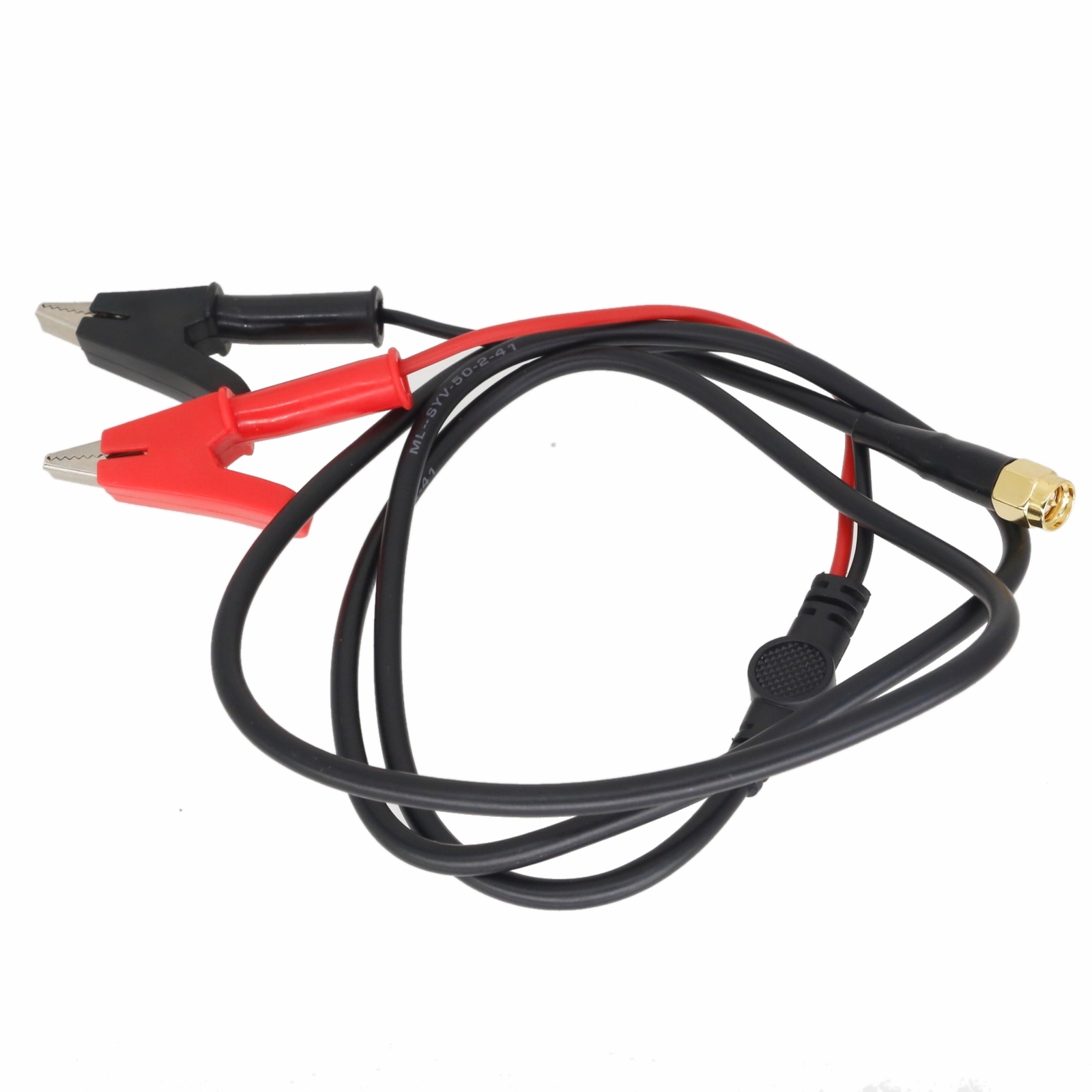 SMA male to 56mm Alligator Clip Oscilloscope Probe Inspection Test Leads 20~40"