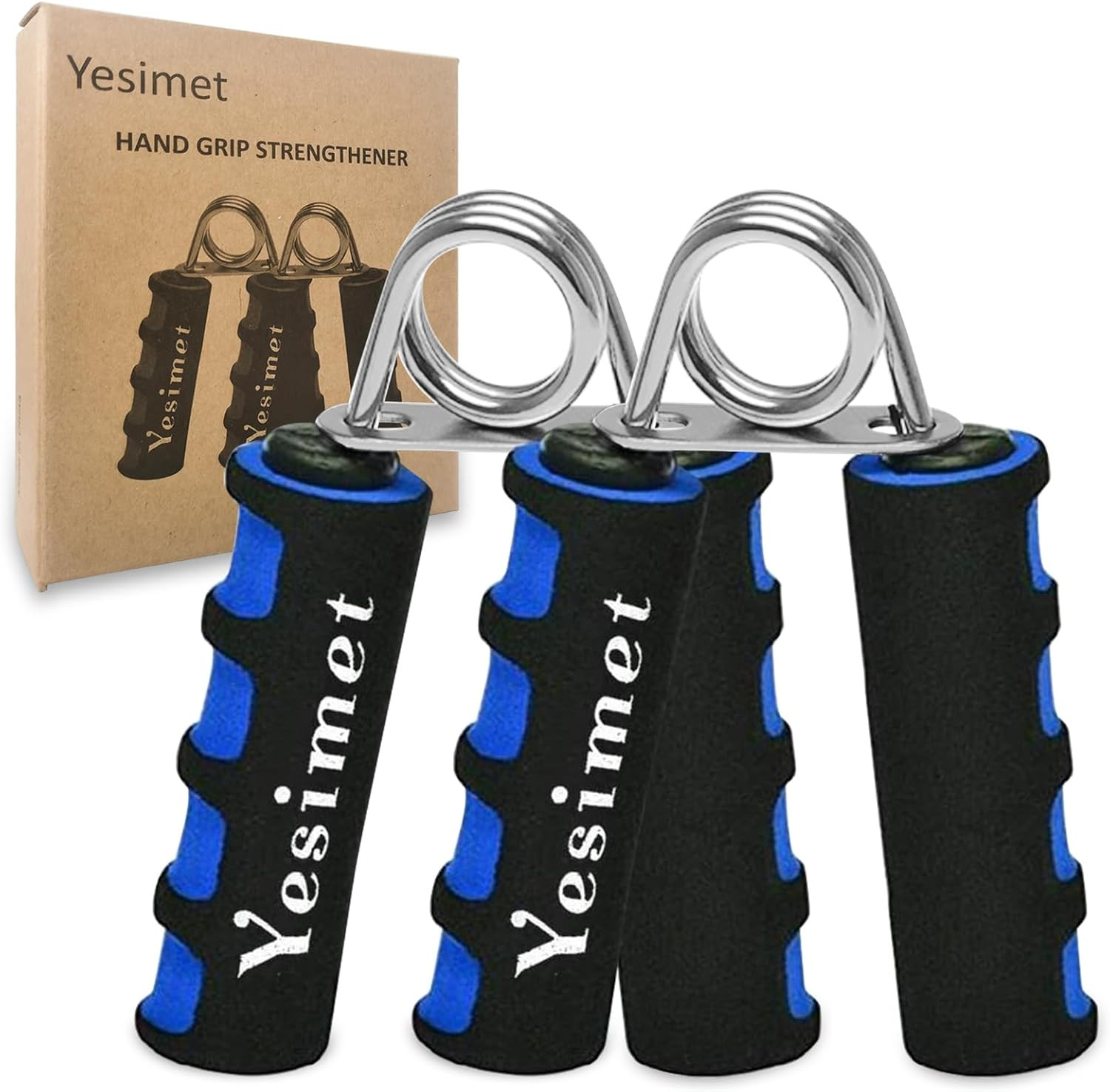 2 Pack Hand Grip Strengthener Set Forearm Finger Exerciser 20-25LB