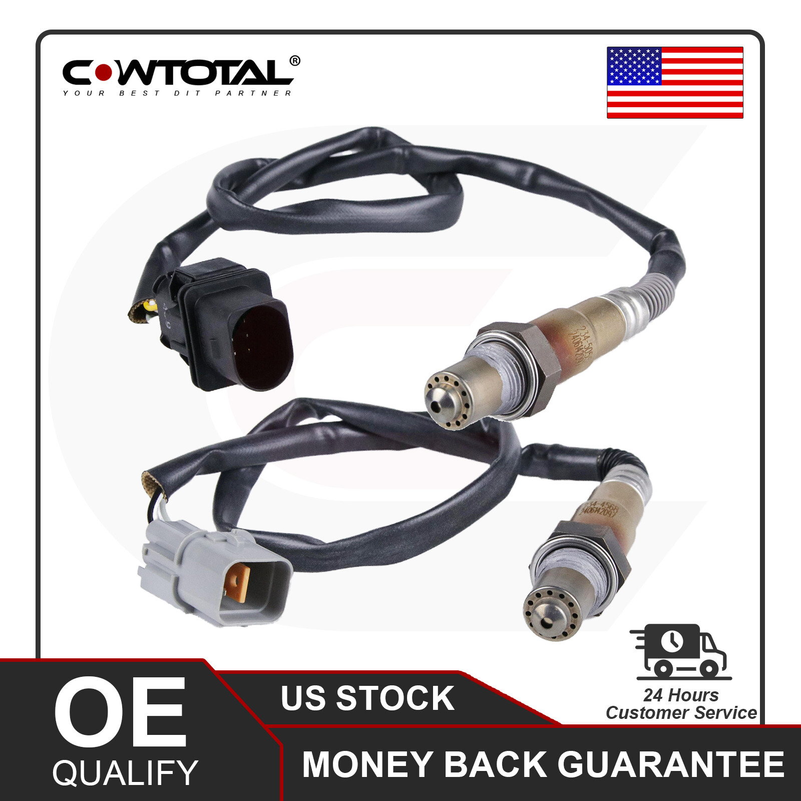 Upstream & Downstream O2 Oxygen Sensor For Hyundai Accent Veloster L4 1.6L 12-17
