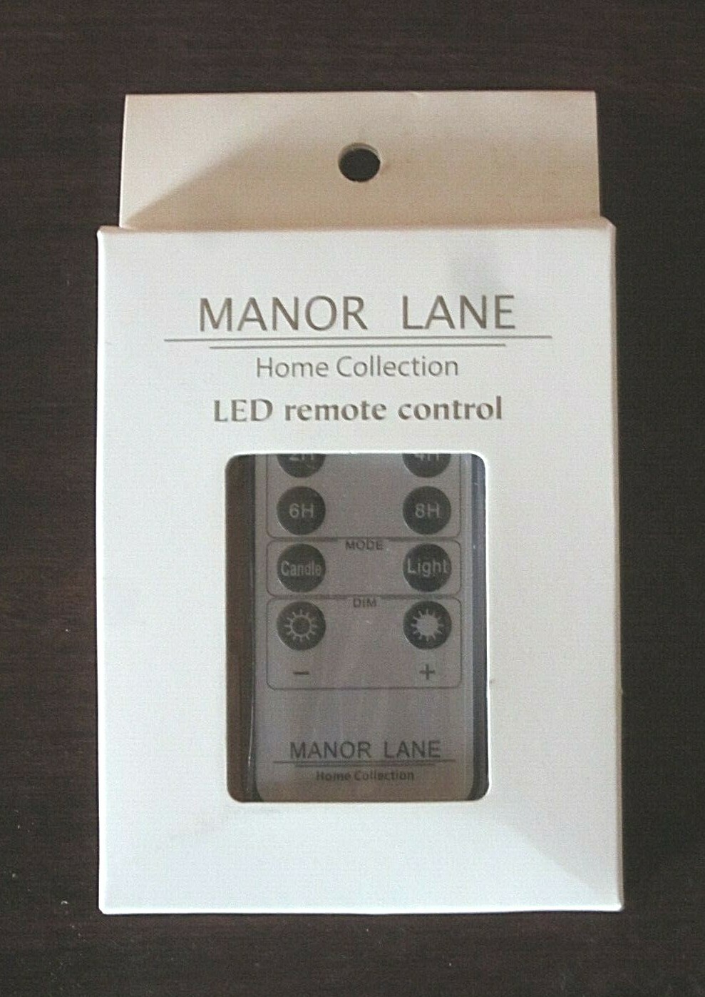 Brand New Manor Lane Home Collection LED Remote Control