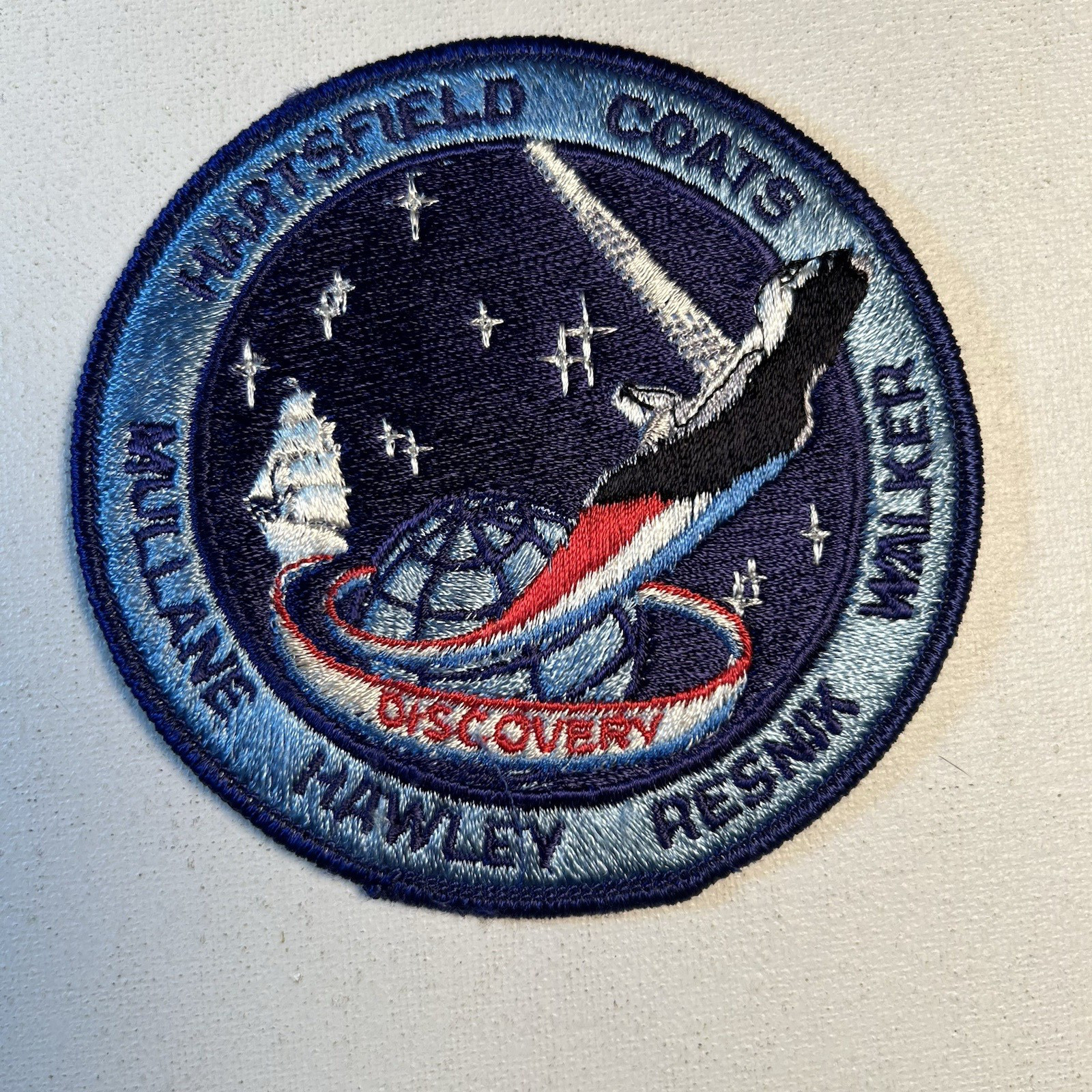 Astronaut Space Patches Discovery unused 4 diff.