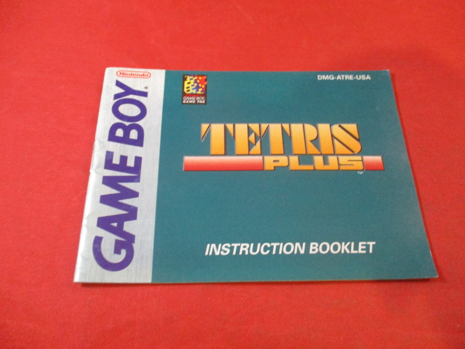 Tetris Plus Nintendo Game Boy Instruction Manual Booklet ONLY