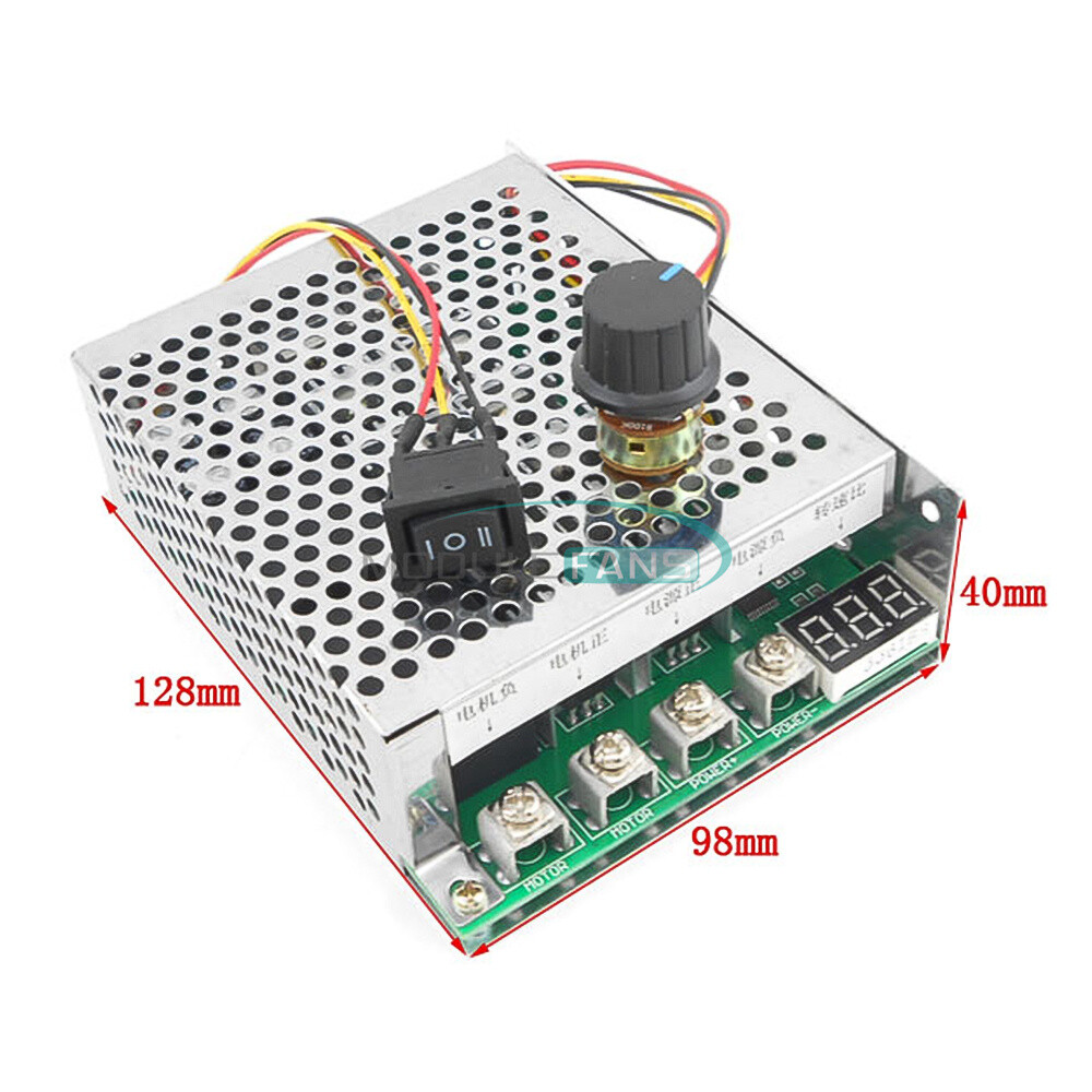 100A Reversible Motor Speed Governor Controller PWM Control Switch DC12V-48V