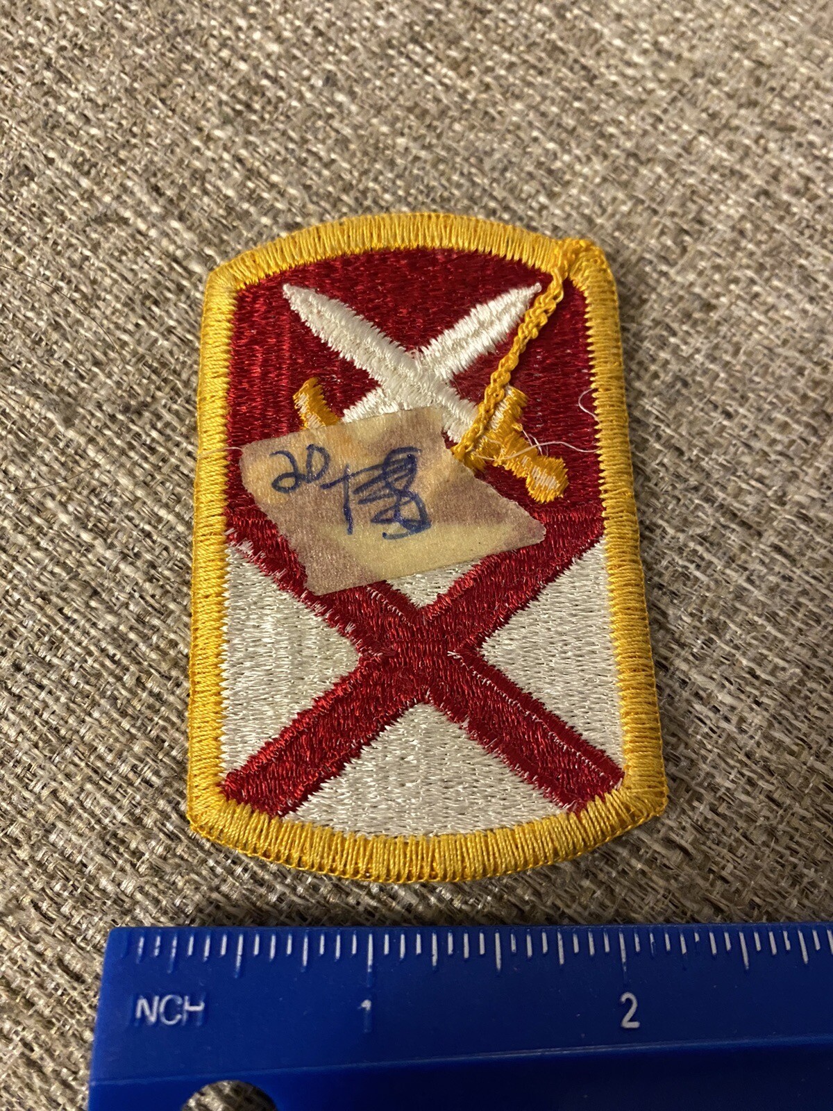 US Army 167th Support Command Patch Full Color Patch Sustainment INV5554
