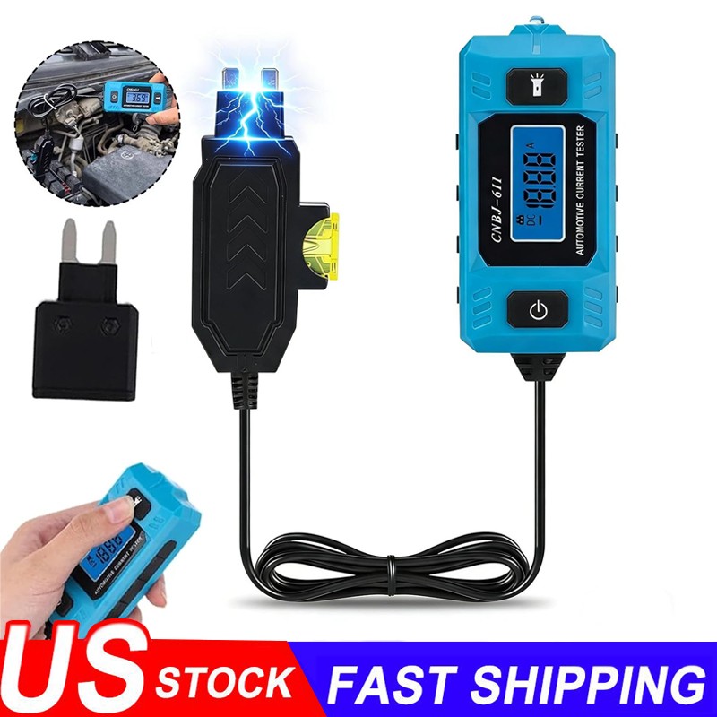 20A Automotive Circuit Fault Probe Tester 12-48V Parasitic Draw Detector for Car