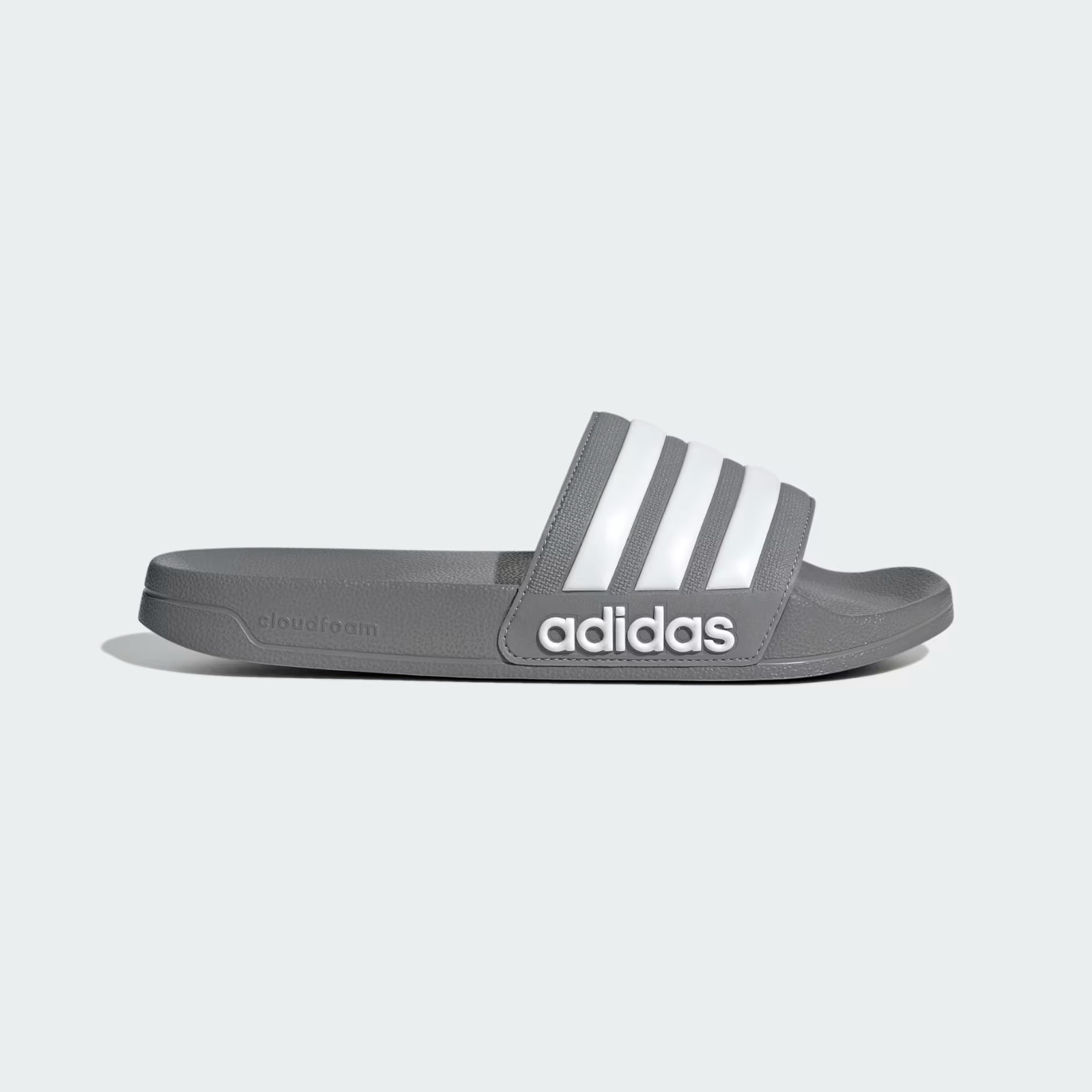 Adidas Adilette Pool / Shower Slides Men’s Gray GY1891 Cloudfoam Sandals New