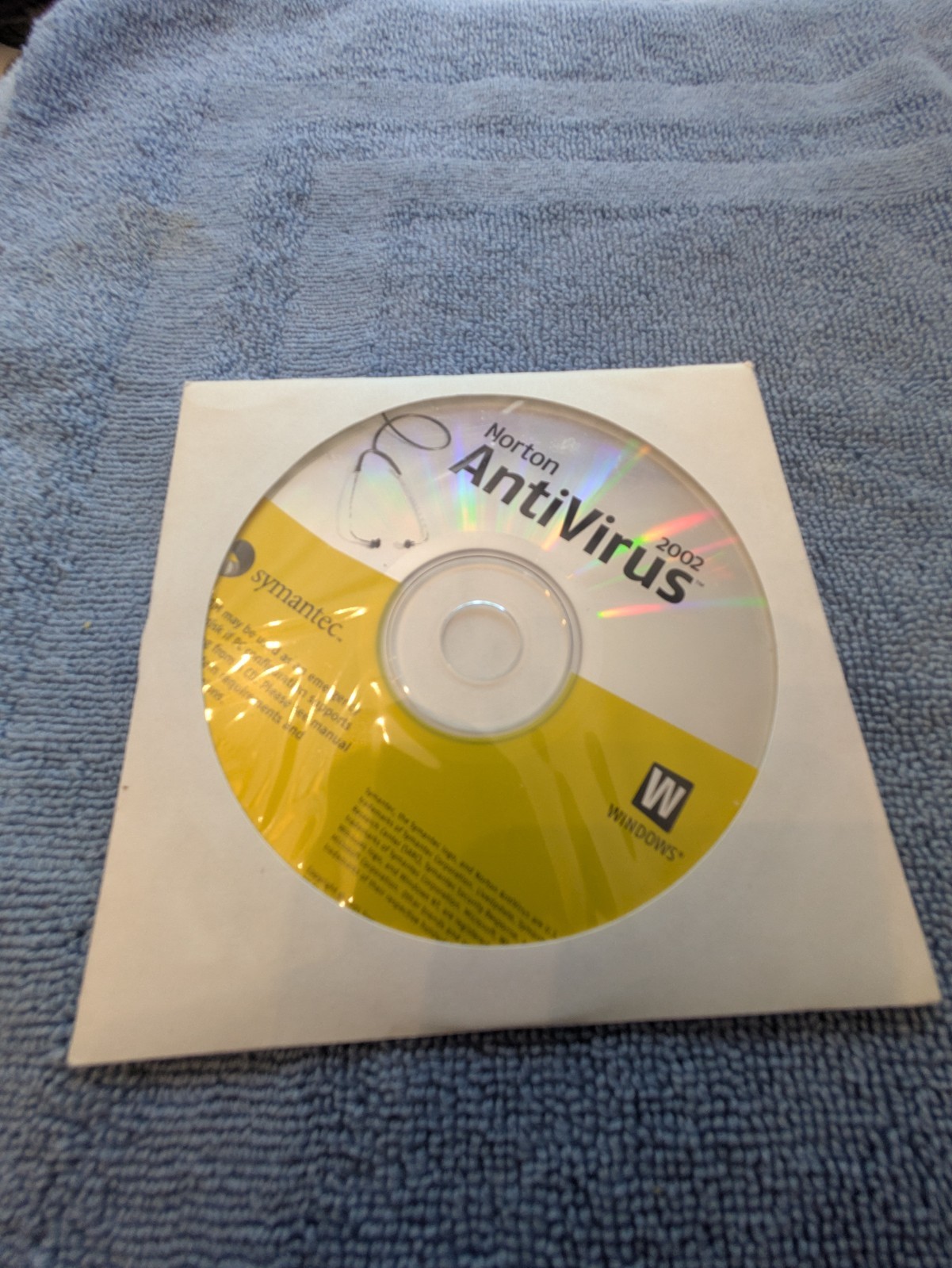 Norton 2002 for Windows CD-ROM Symantec Anti Virus Used