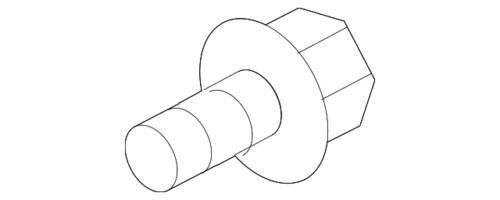 OEM NEW Ford Upper Tie Bar Bolt -W503931-S442