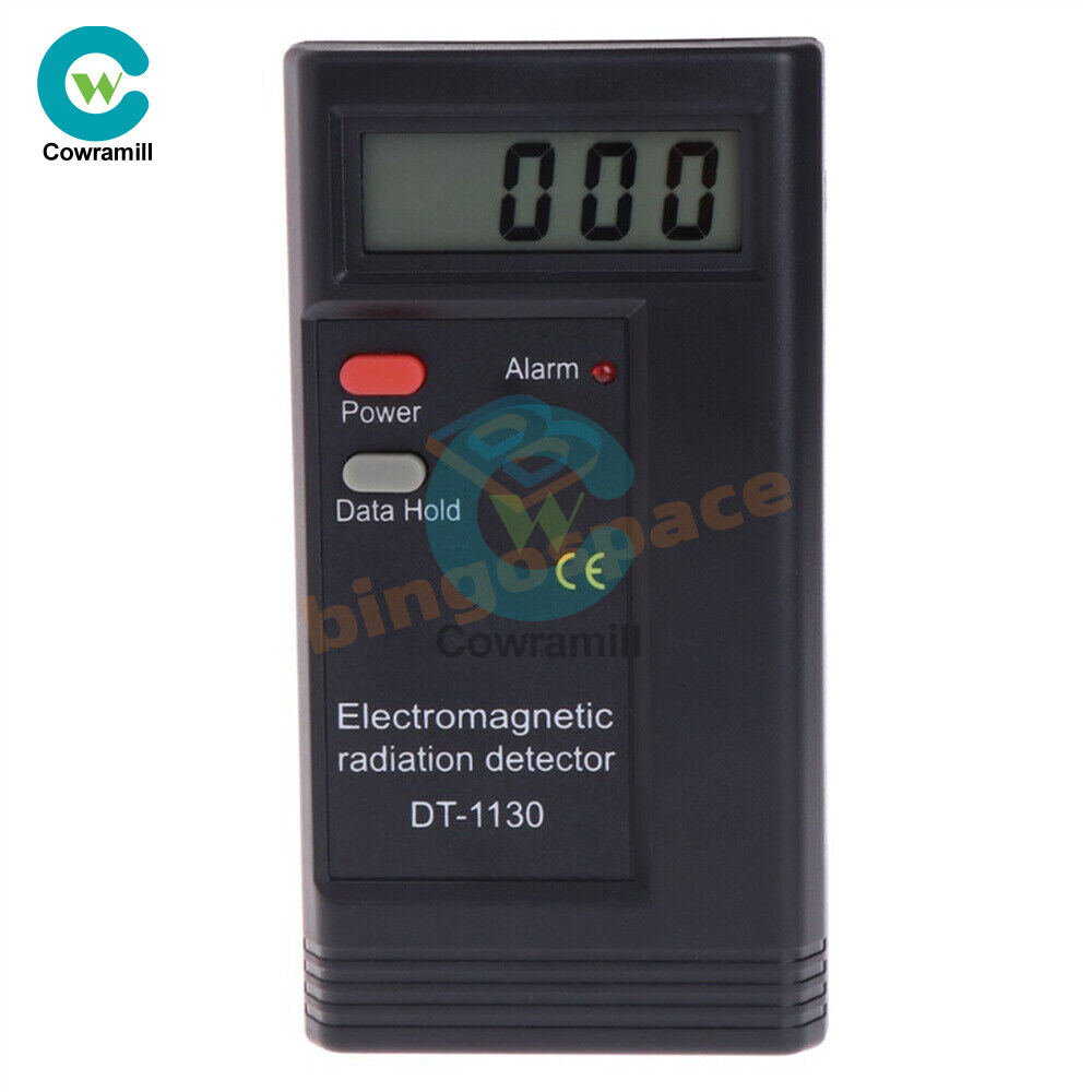 Digital EMF meter Electromagnetic Radiation Measuring Device audio led alarm