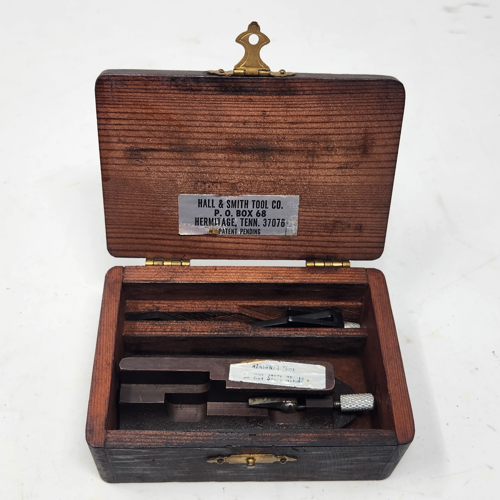 Antique Colt Single Action Pistol Hammer Sear Gunsmith Fixture Tool in Orig. Box