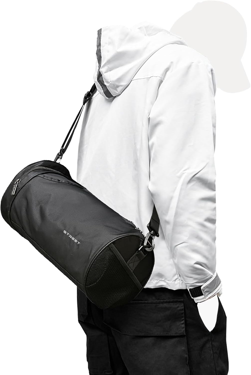 Sports Gym Bag for Men and Women Workout Bags Mens Gym Bag Black Small
