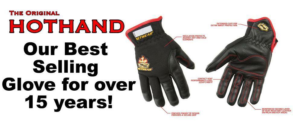 Setwear X-Large Gloves 2nd Layer Of Heat Resistant Leather on Palm And Key Areas