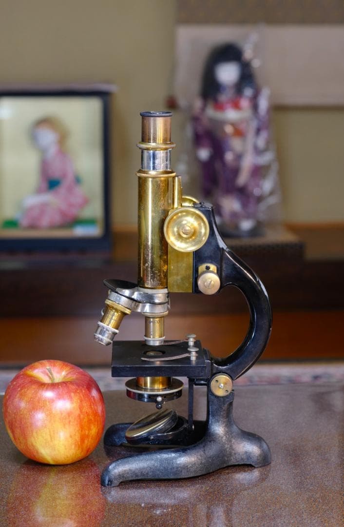 microscope antique vintage collectible Olympus' Mizuho microscope