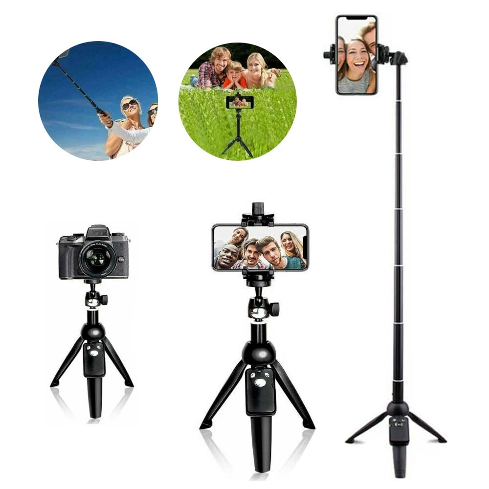 Profession Phone Holder Tripod Stand Selfie Stick for Smartphone iPhone Samsung