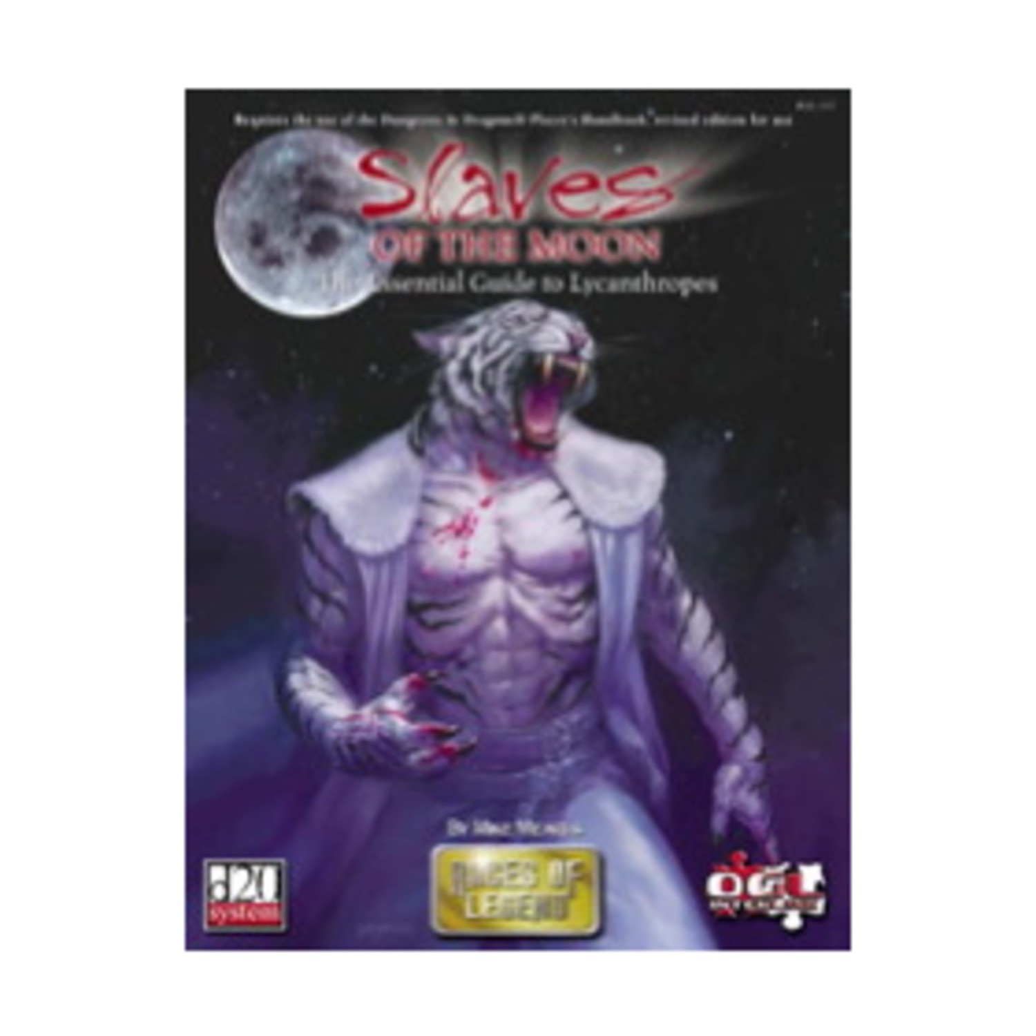Paradigm Conce d20 RPG  Slaves of the Moon - The Essential Guide to Lycanth VG