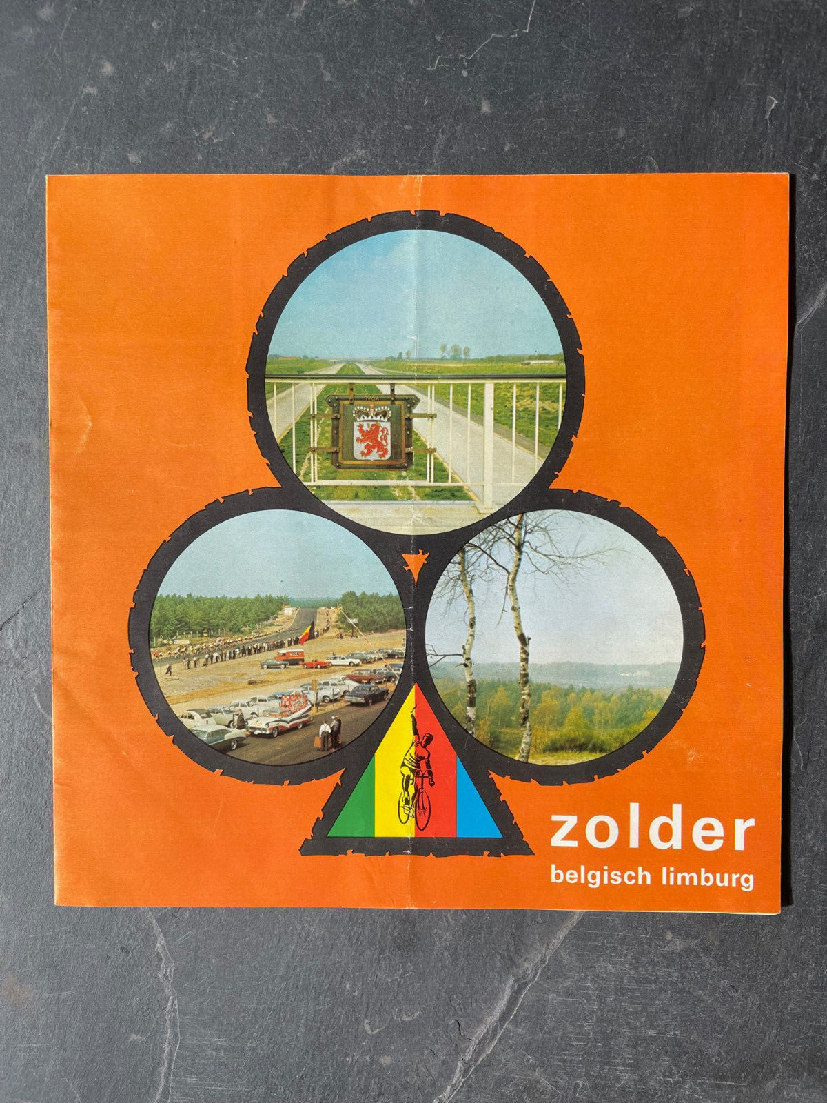 1969 UCI Road World Championships Fold Out Brochure Ad Zolder Belgium Racing
